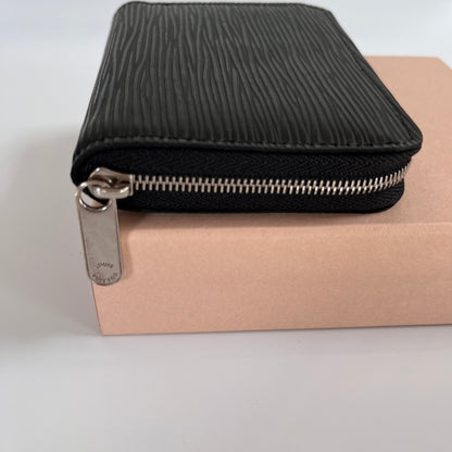 Louis Vuitton Black Epi Zippy Coin Purse