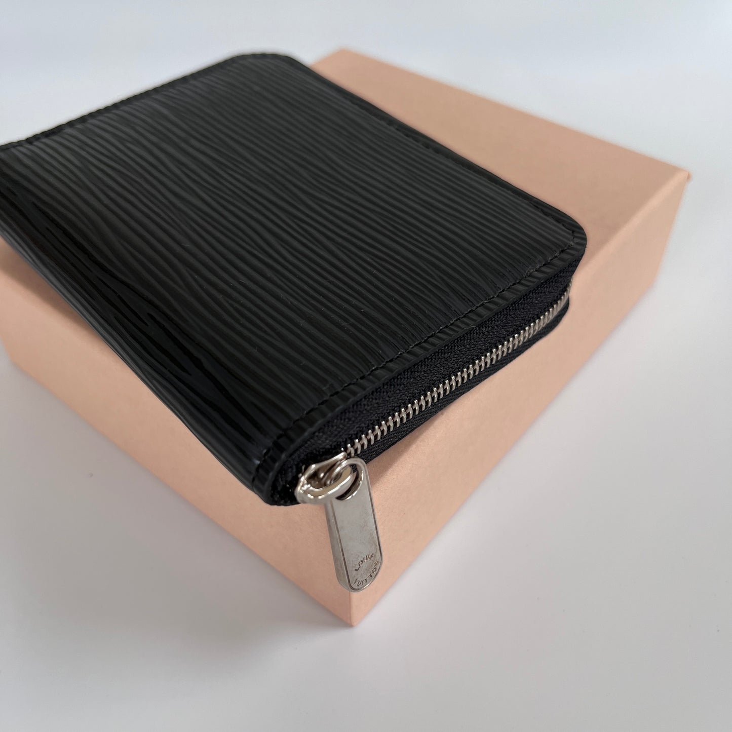Louis Vuitton Black Epi Zippy Coin Purse