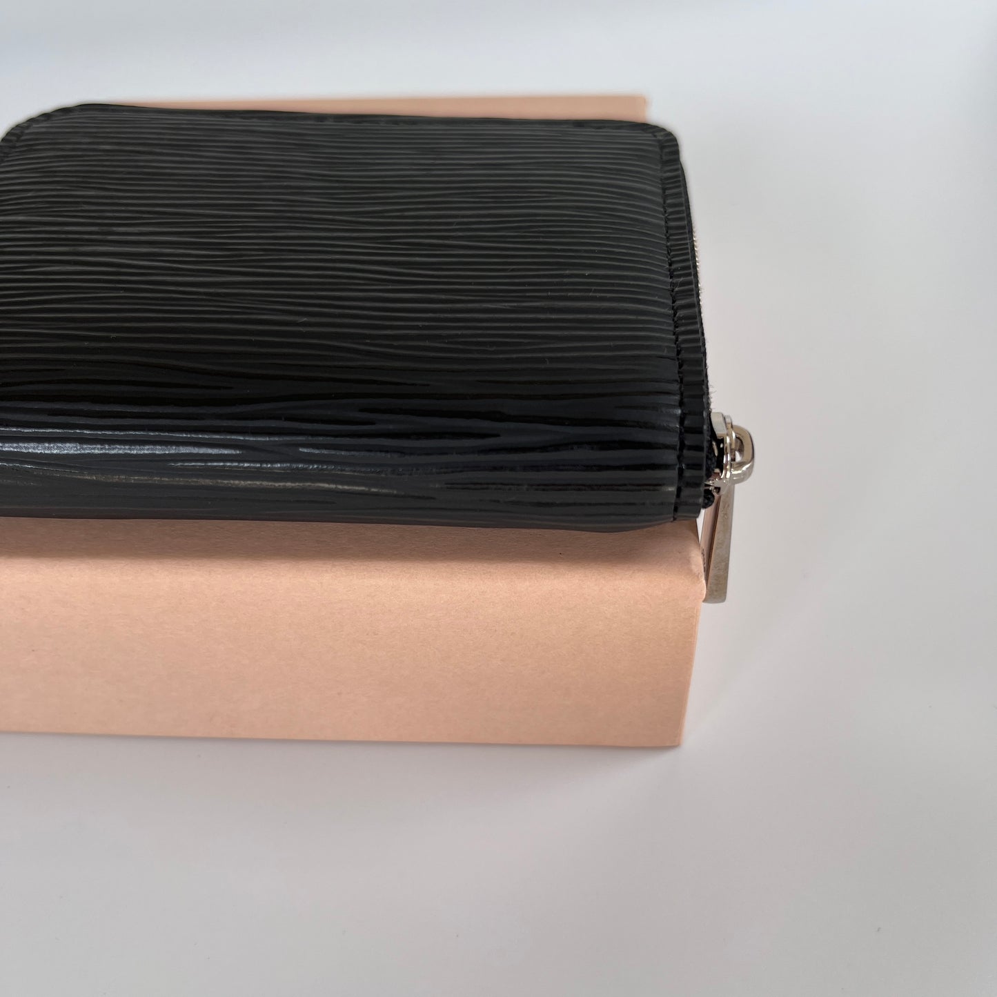 Louis Vuitton Black Epi Zippy Coin Purse