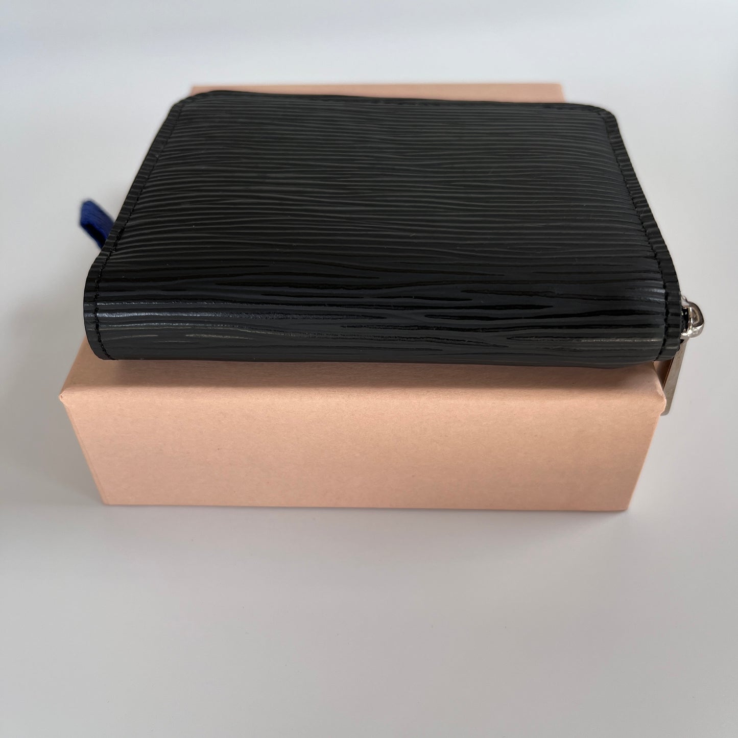 Louis Vuitton Black Epi Zippy Coin Purse