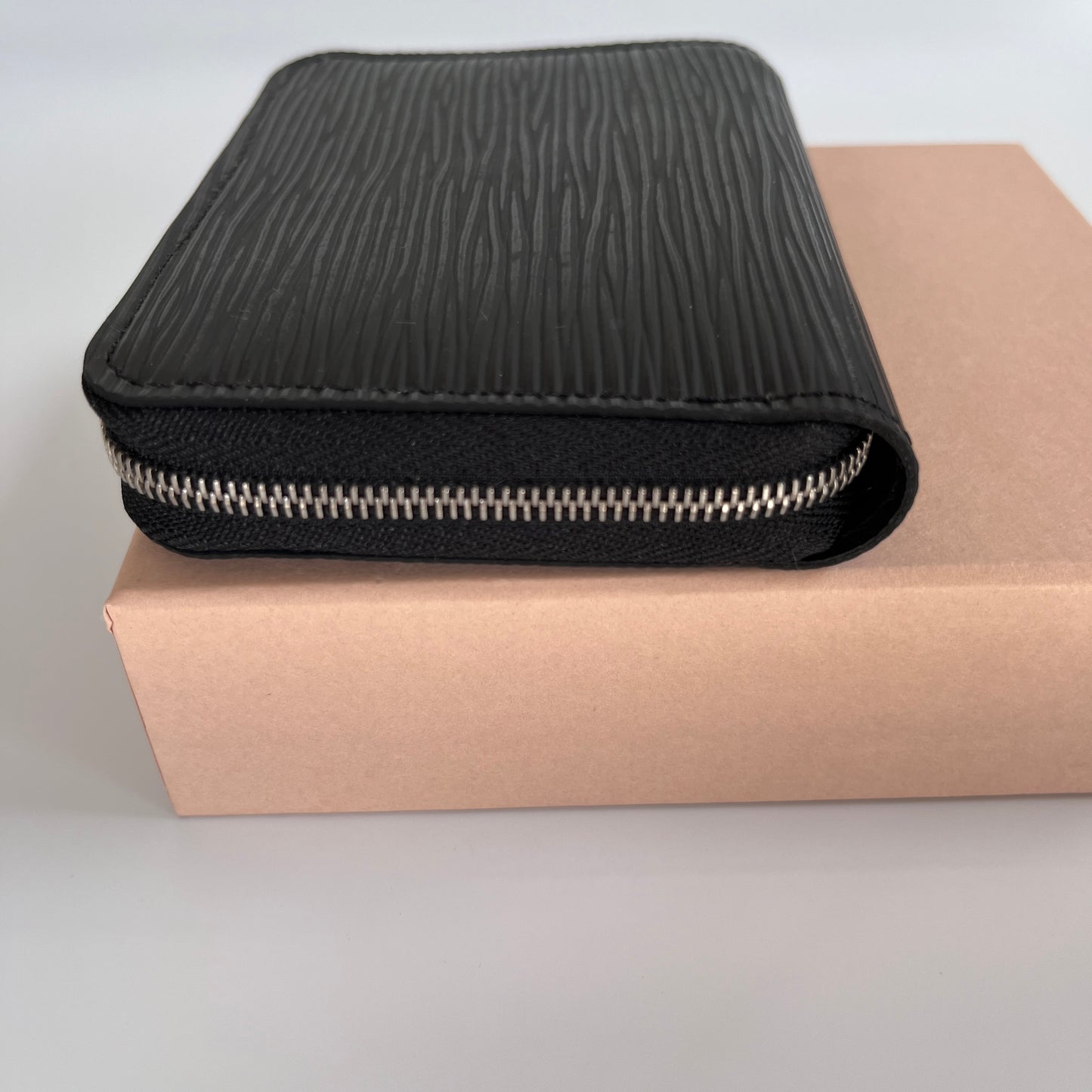 Louis Vuitton Black Epi Zippy Coin Purse