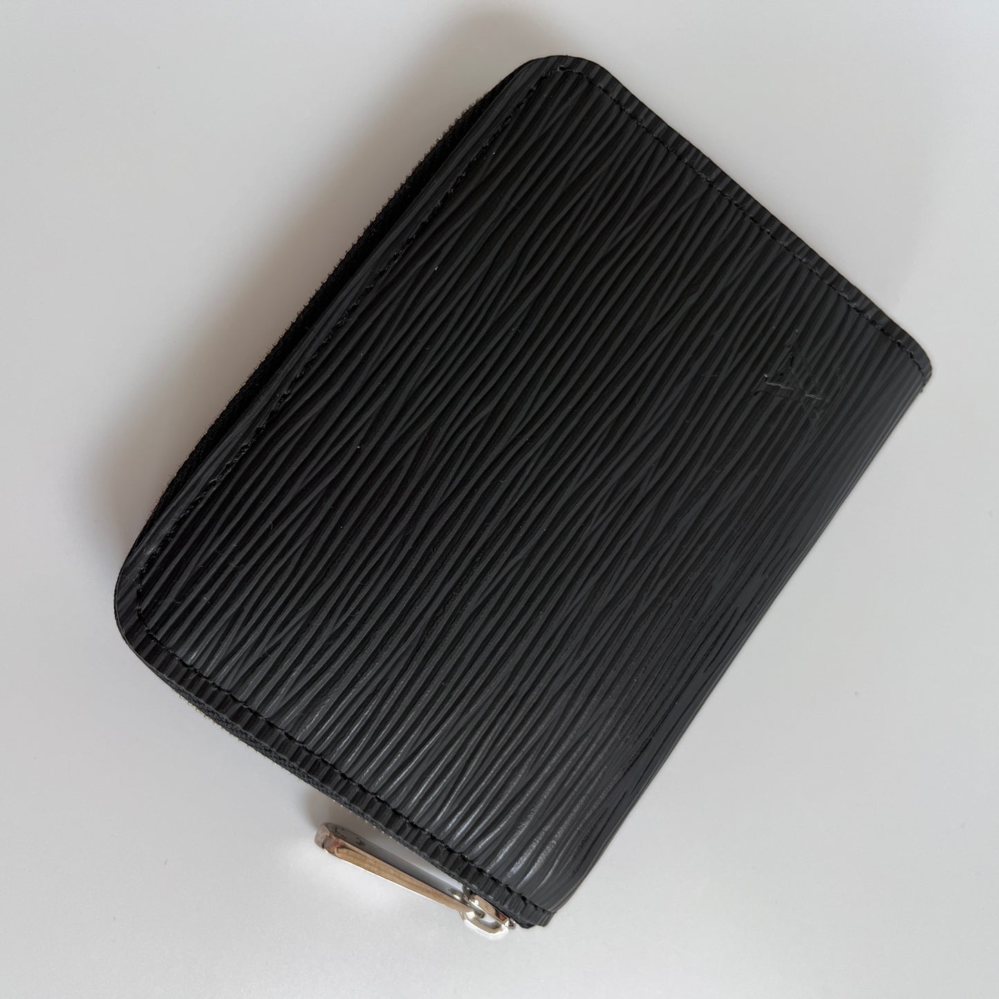Louis Vuitton Black Epi Zippy Coin Purse