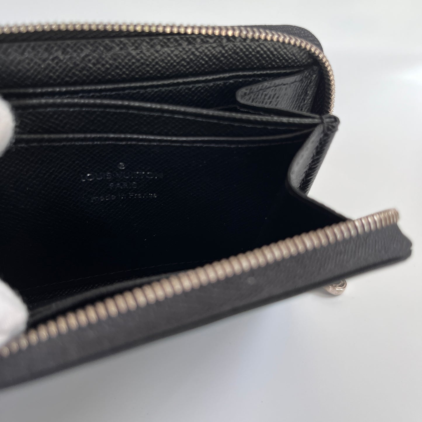 Louis Vuitton Black Epi Zippy Coin Purse