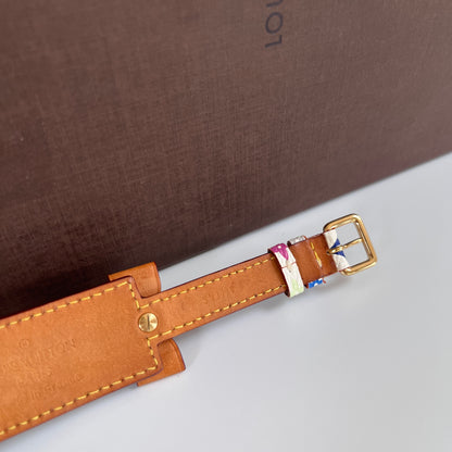 Louis Vuitton x Takashi Murakami Porte Address White Multicolor Bracelet