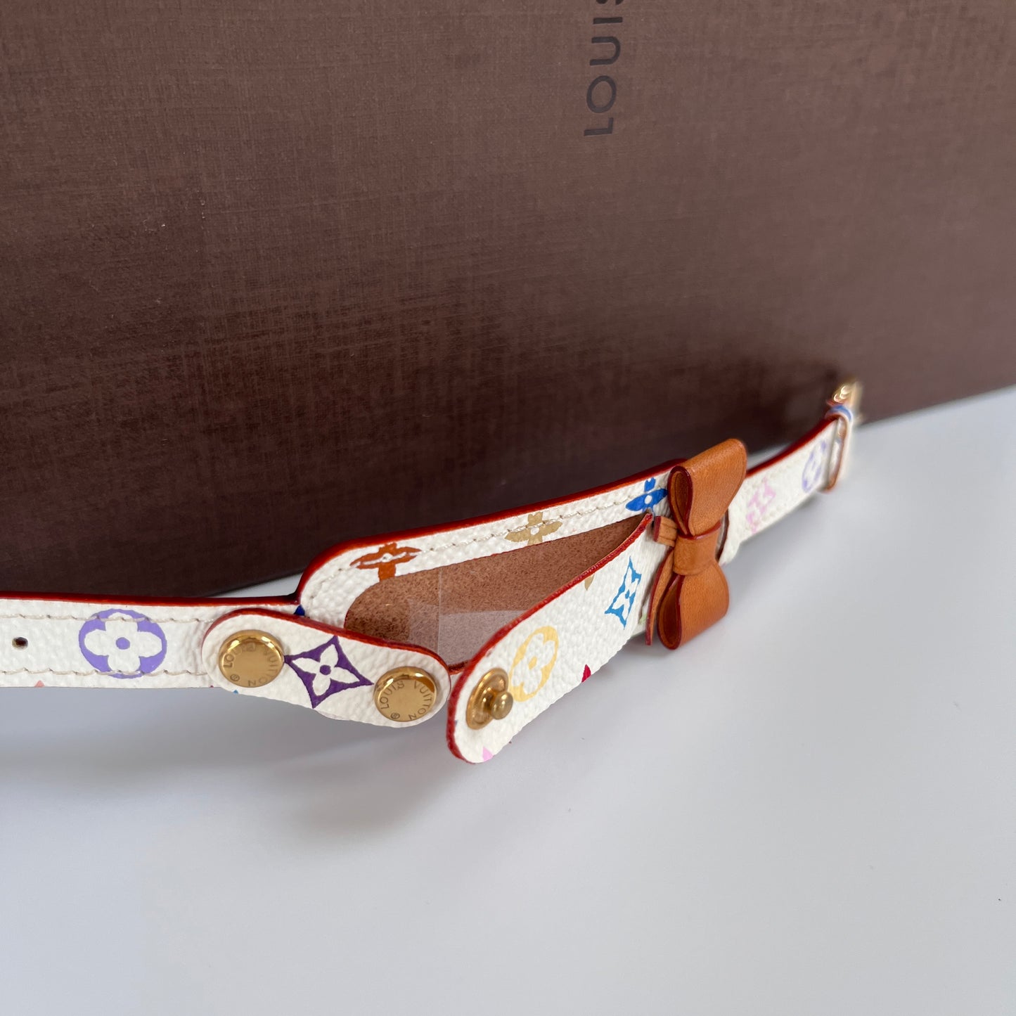 Louis Vuitton x Takashi Murakami Porte Address White Multicolor Bracelet