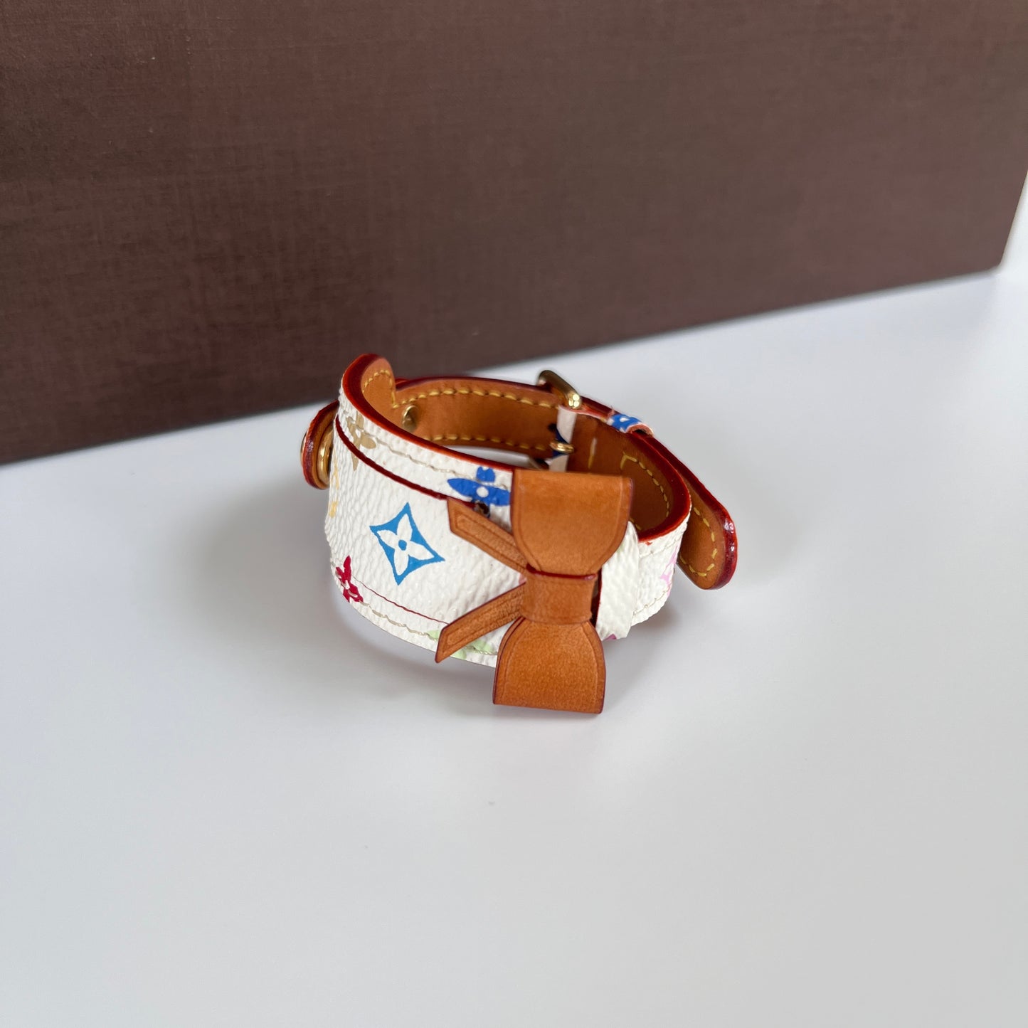 Louis Vuitton x Takashi Murakami Porte Address White Multicolor Bracelet