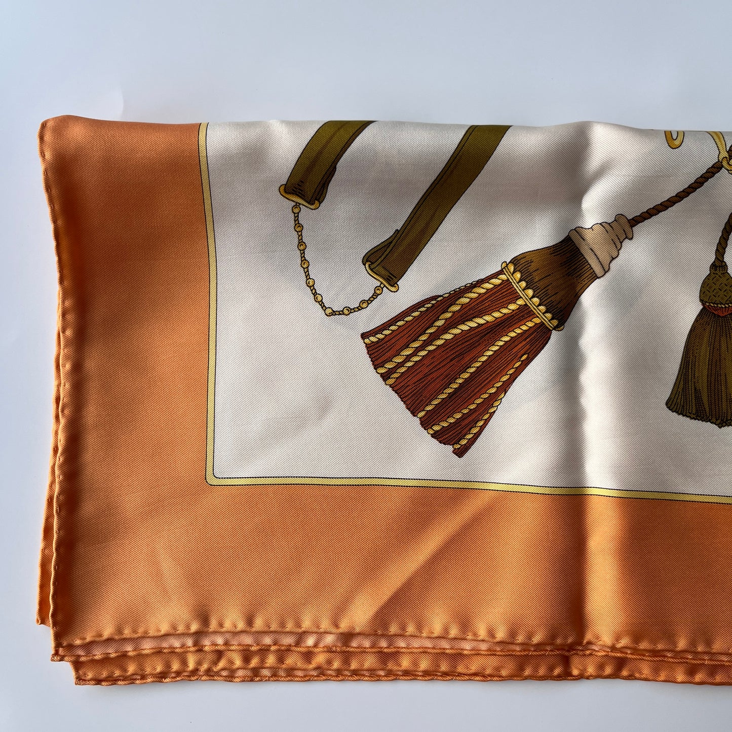Celine Unused Multicolor Silk Square Scarf