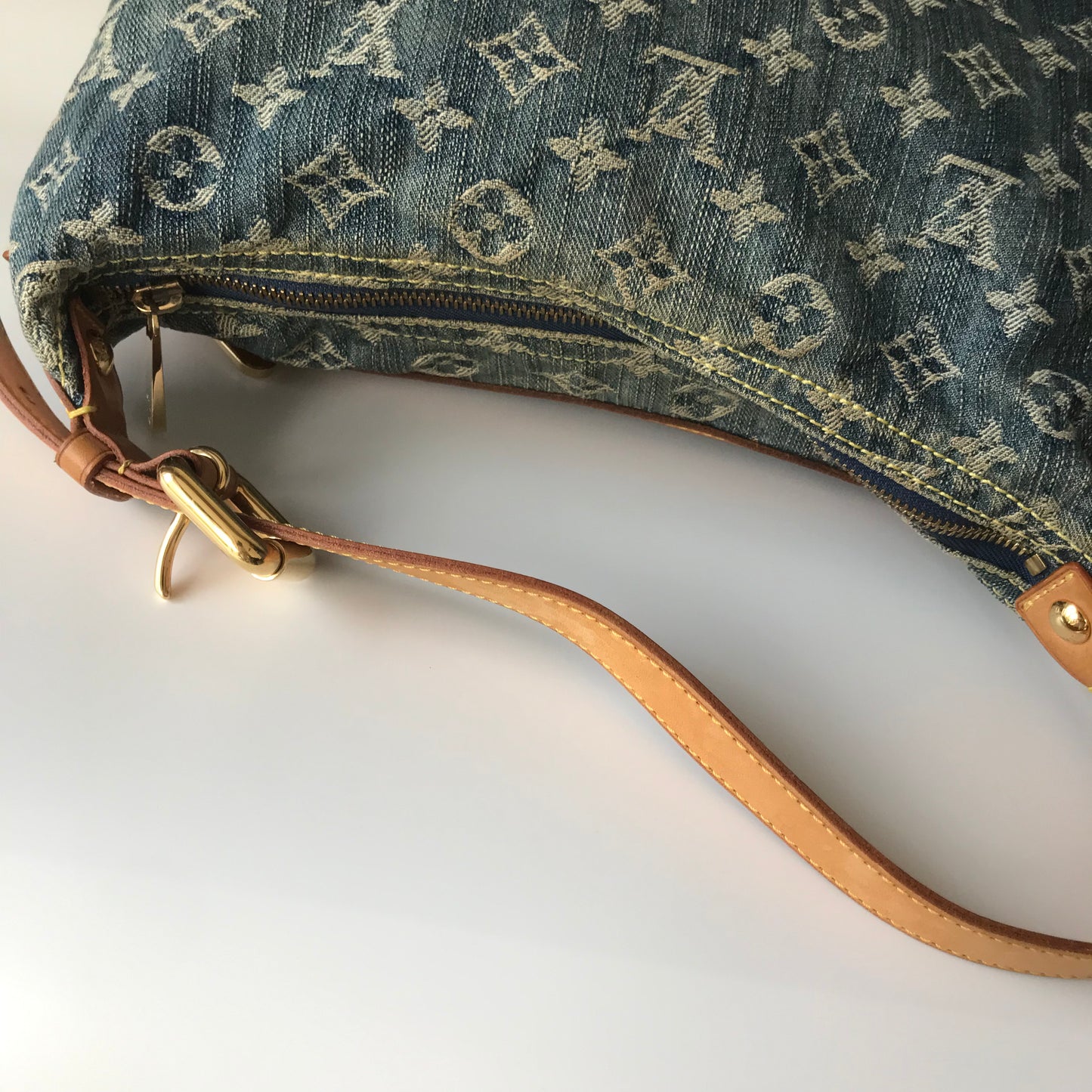 Louis Vuitton Vintage Baggy Denim PM Shoulder Bag