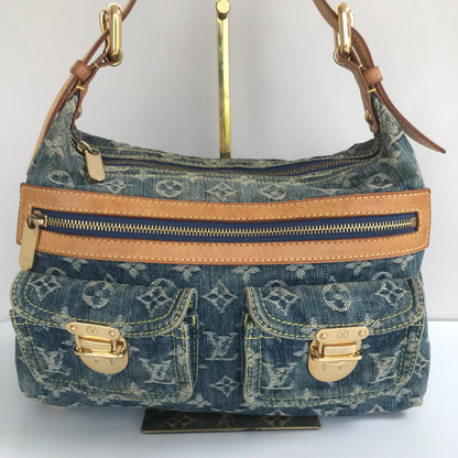 Louis Vuitton Vintage Baggy Denim PM Shoulder Bag