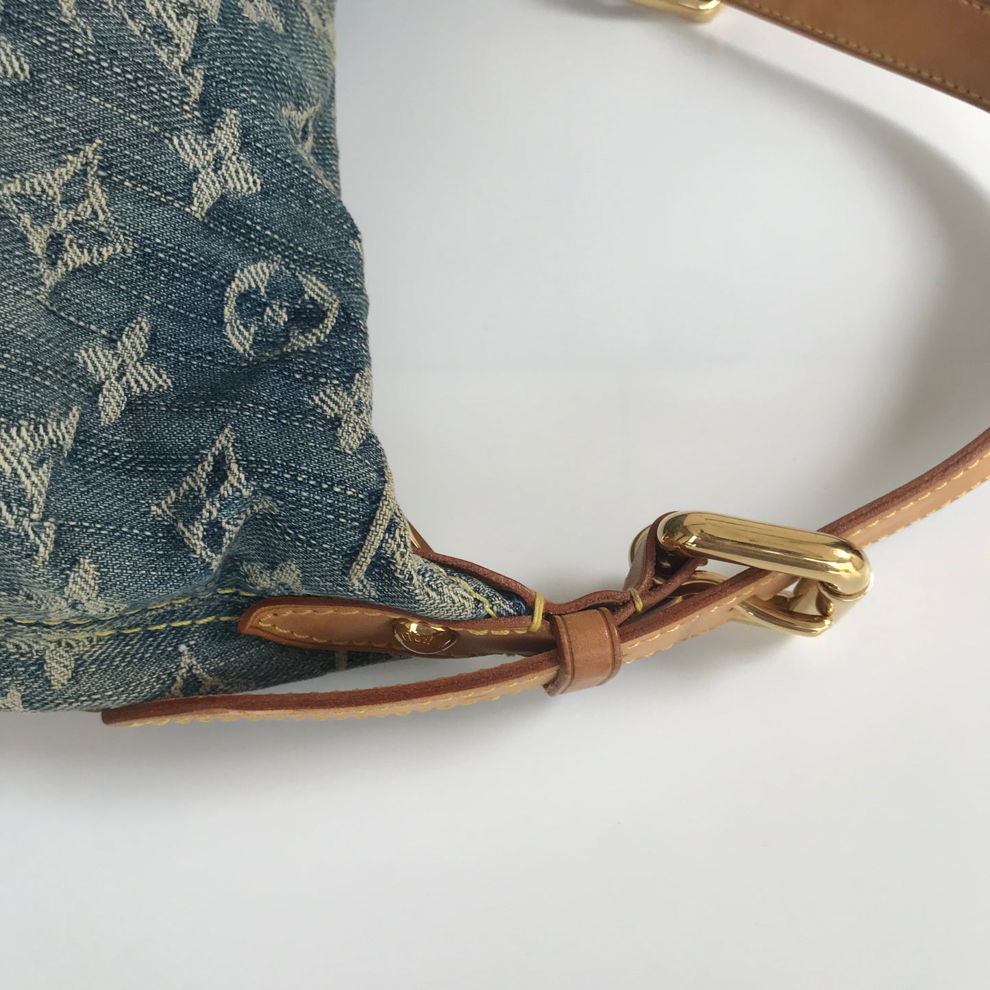 Louis Vuitton Vintage Baggy Denim PM Shoulder Bag