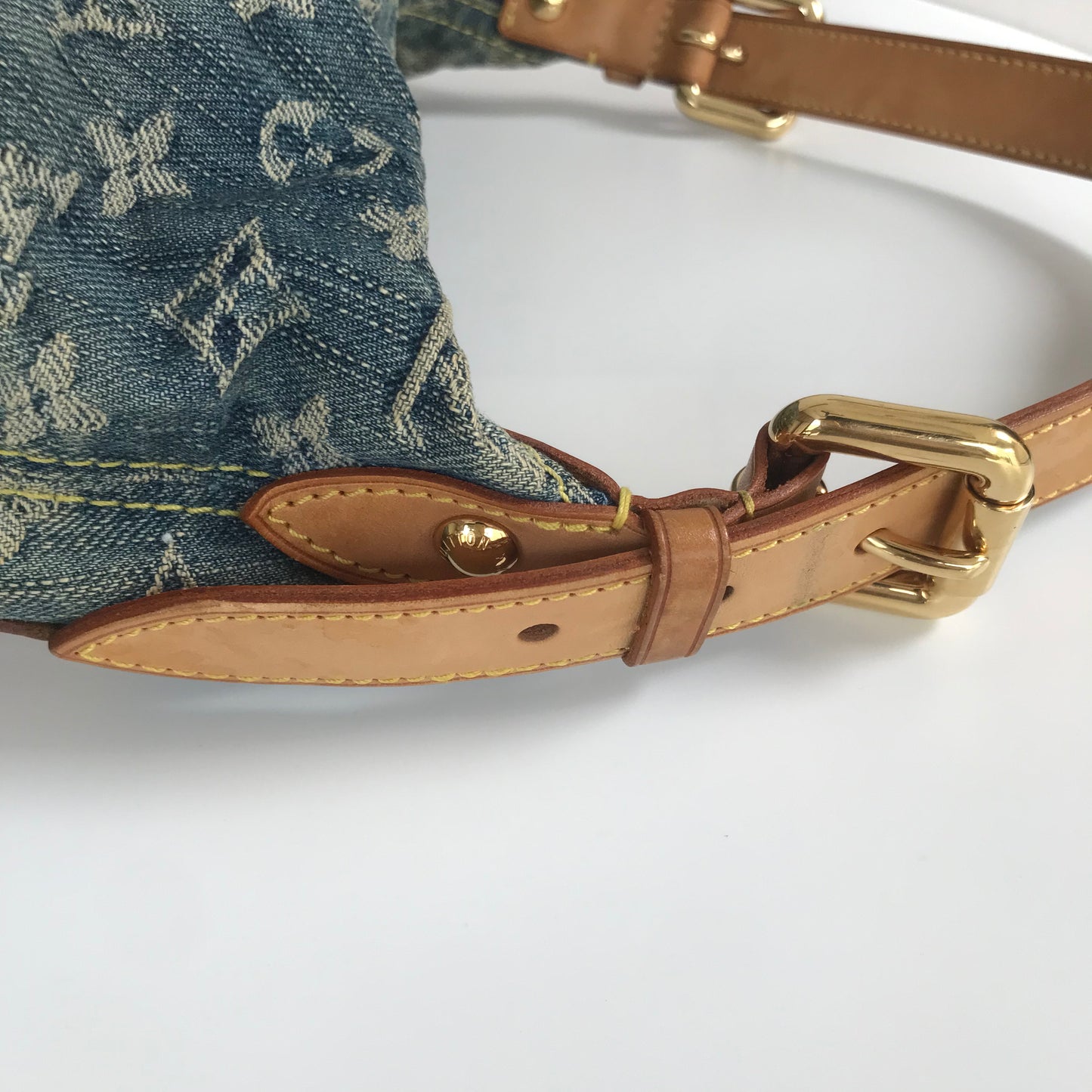 Louis Vuitton Vintage Baggy Denim PM Shoulder Bag