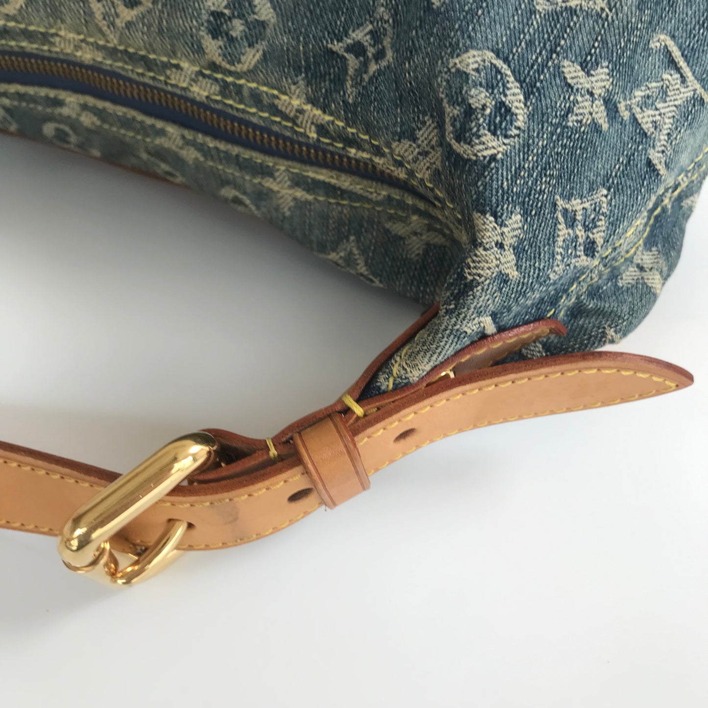 Louis Vuitton Vintage Baggy Denim PM Shoulder Bag