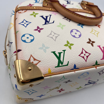 Louis Vuitton x Takashi Murakami Trouville White Multicolor