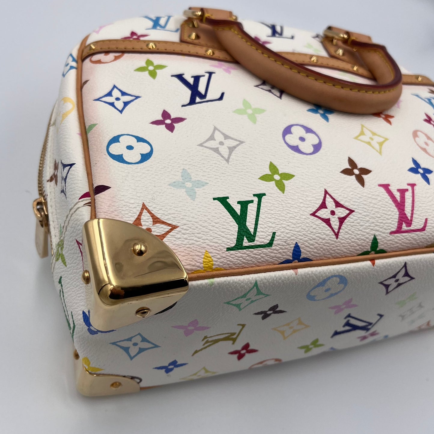 Louis Vuitton x Takashi Murakami Trouville White Multicolor