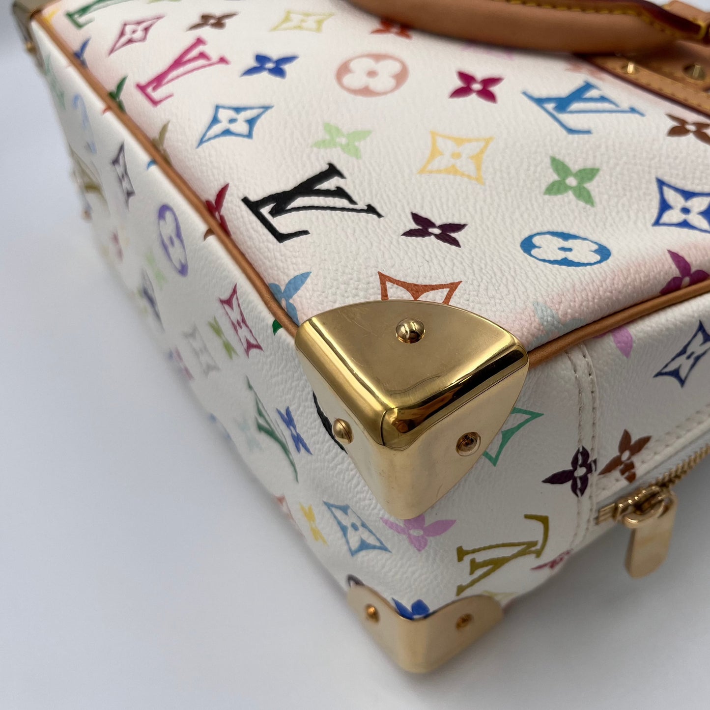 Louis Vuitton x Takashi Murakami Trouville White Multicolor