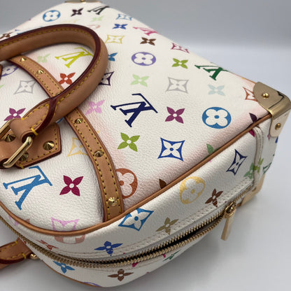 Louis Vuitton x Takashi Murakami Trouville White Multicolor