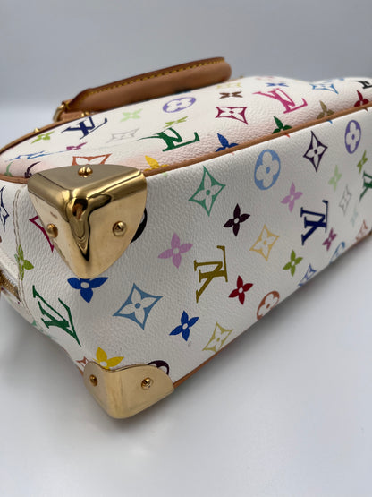 Louis Vuitton x Takashi Murakami Trouville White Multicolor