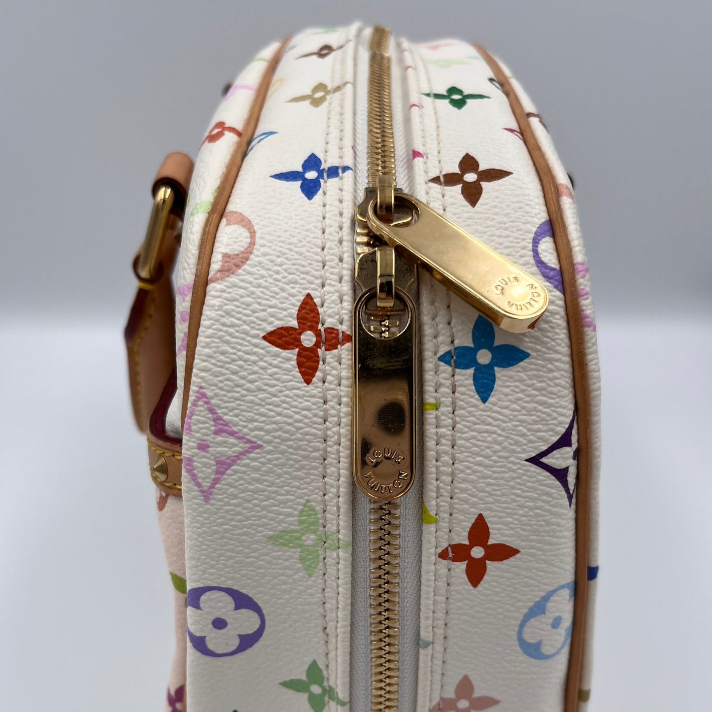 Louis Vuitton x Takashi Murakami Trouville White Multicolor