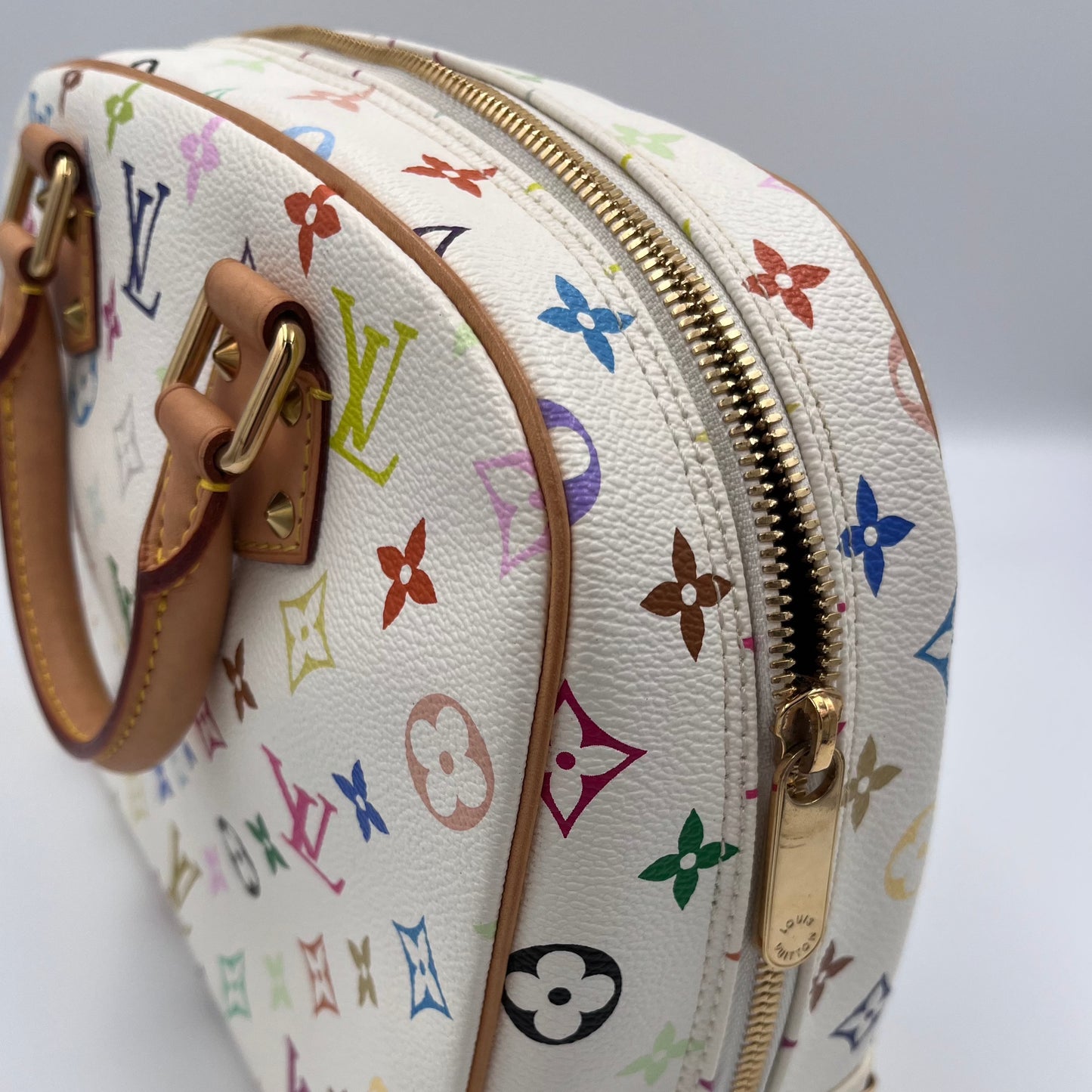 Louis Vuitton x Takashi Murakami Trouville White Multicolor