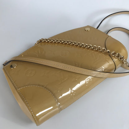 Louis Vuitton Santa Monica Yellow Vernis Clutch/ Crossbody Bag