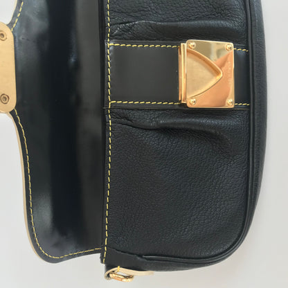 Louis Vuitton Black Suhali Le Precieux Pochette Clutch