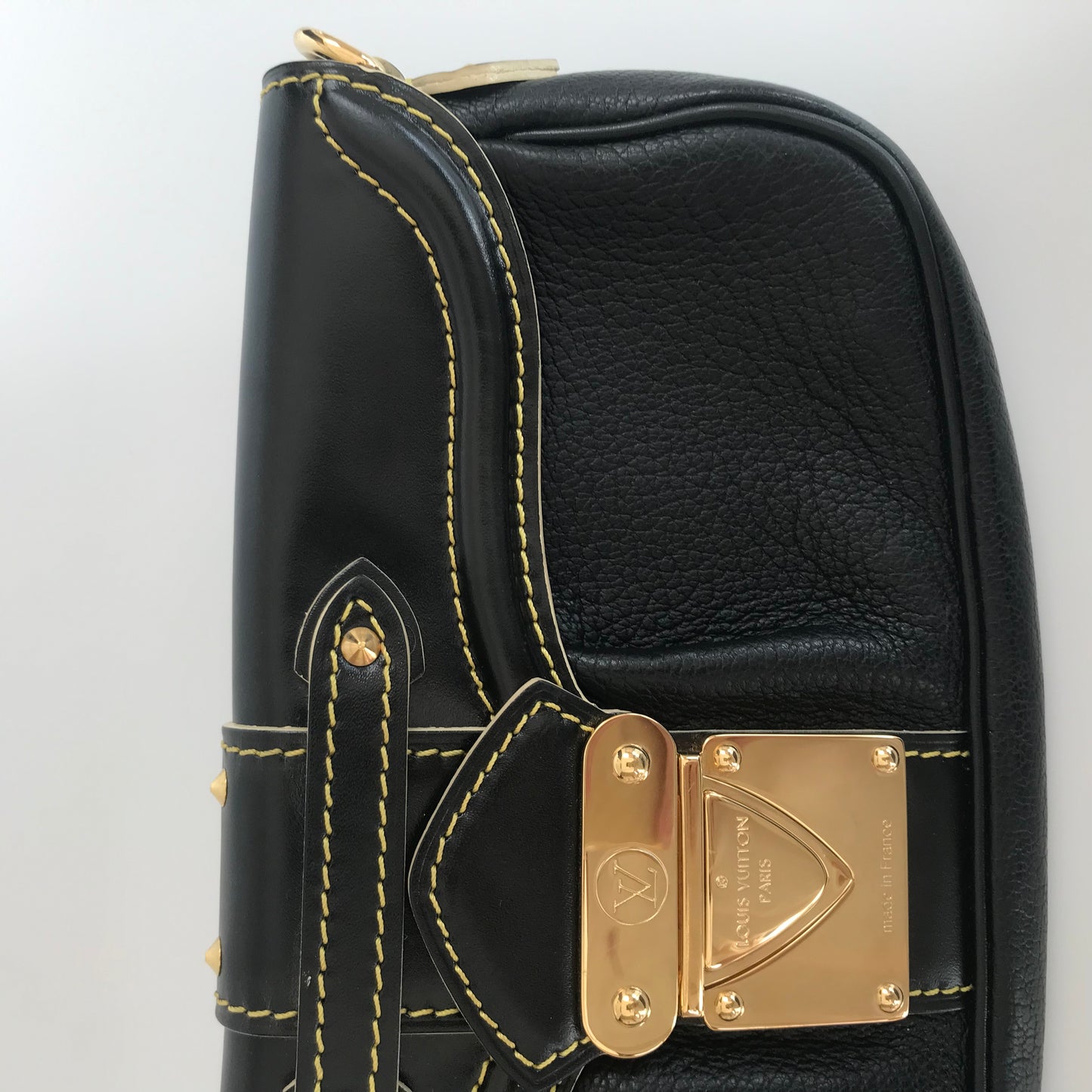 Louis Vuitton Black Suhali Le Precieux Pochette Clutch