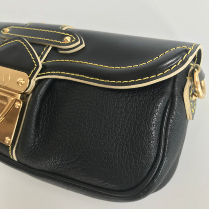 Louis Vuitton Black Suhali Le Precieux Pochette Clutch
