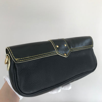 Louis Vuitton Black Suhali Le Precieux Pochette Clutch