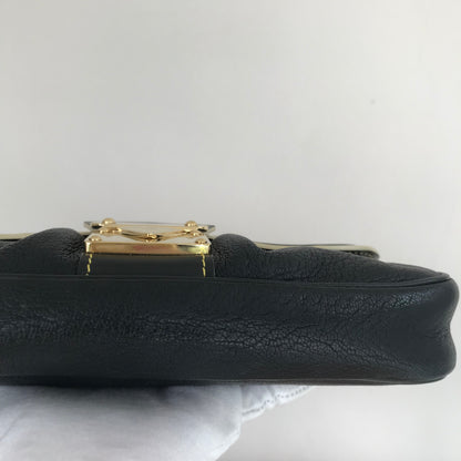 Louis Vuitton Black Suhali Le Precieux Pochette Clutch