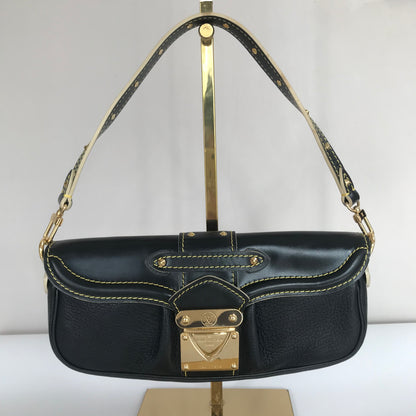 Louis Vuitton Black Suhali Le Precieux Pochette Clutch