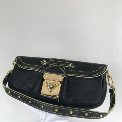 Louis Vuitton Black Suhali Le Precieux Pochette Clutch