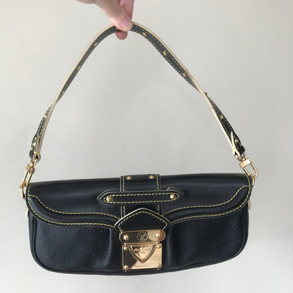 Louis Vuitton Black Suhali Le Precieux Pochette Clutch