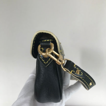 Louis Vuitton Black Suhali Le Precieux Pochette Clutch