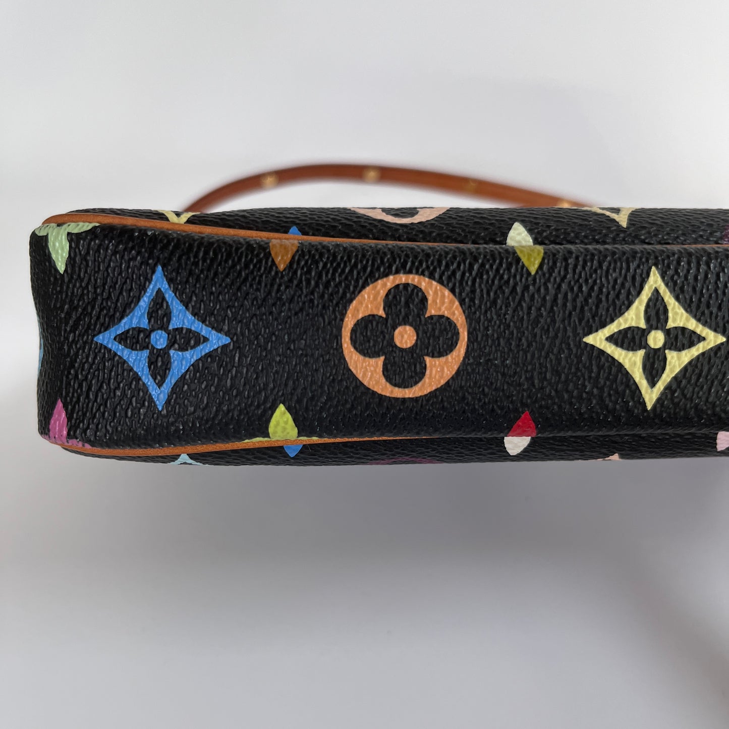 Louis Vuitton x Takashi Murakami Black Multicolor Pochette