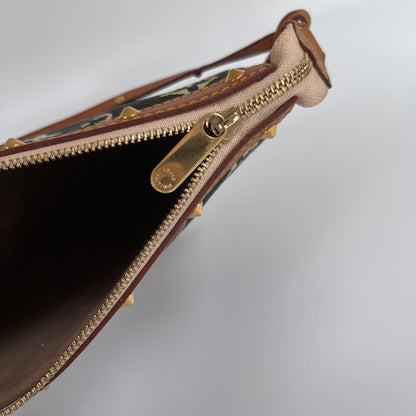 Louis Vuitton x Takashi Murakami Black Multicolor Pochette