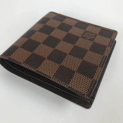 Louis Vuitton Portefeuille Marco Damier Ebene Bifold Wallet