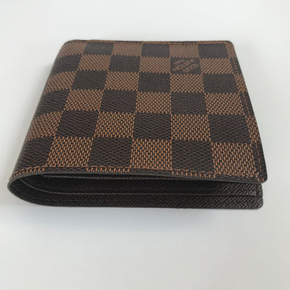 Louis Vuitton Portefeuille Marco Damier Ebene Bifold Wallet