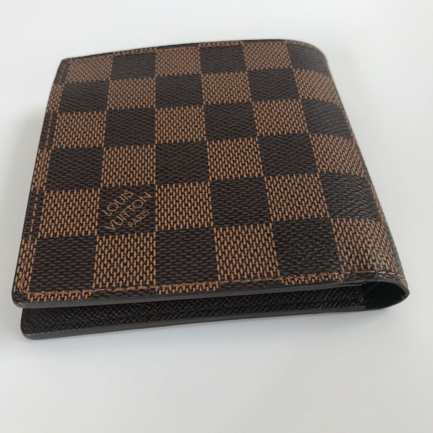 Louis Vuitton Portefeuille Marco Damier Ebene Bifold Wallet
