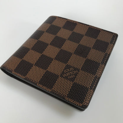 Louis Vuitton Portefeuille Marco Damier Ebene Bifold Wallet