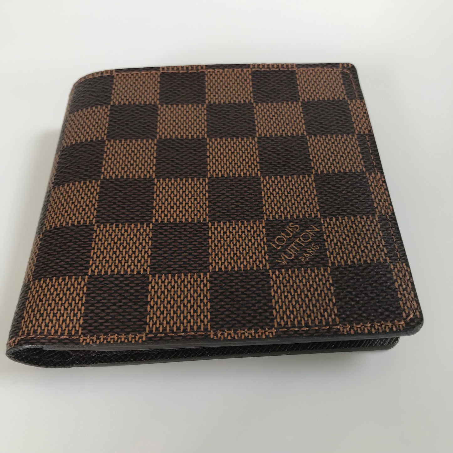 Louis Vuitton Portefeuille Marco Damier Ebene Bifold Wallet