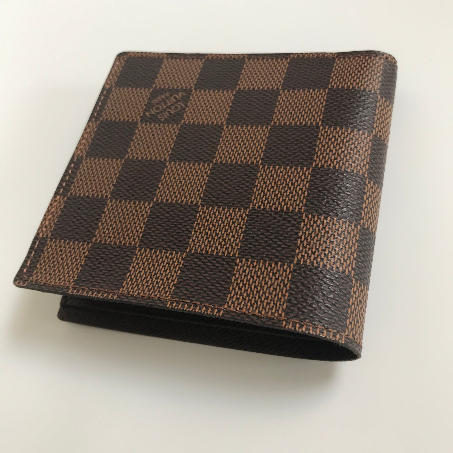 Louis Vuitton Portefeuille Marco Damier Ebene Bifold Wallet