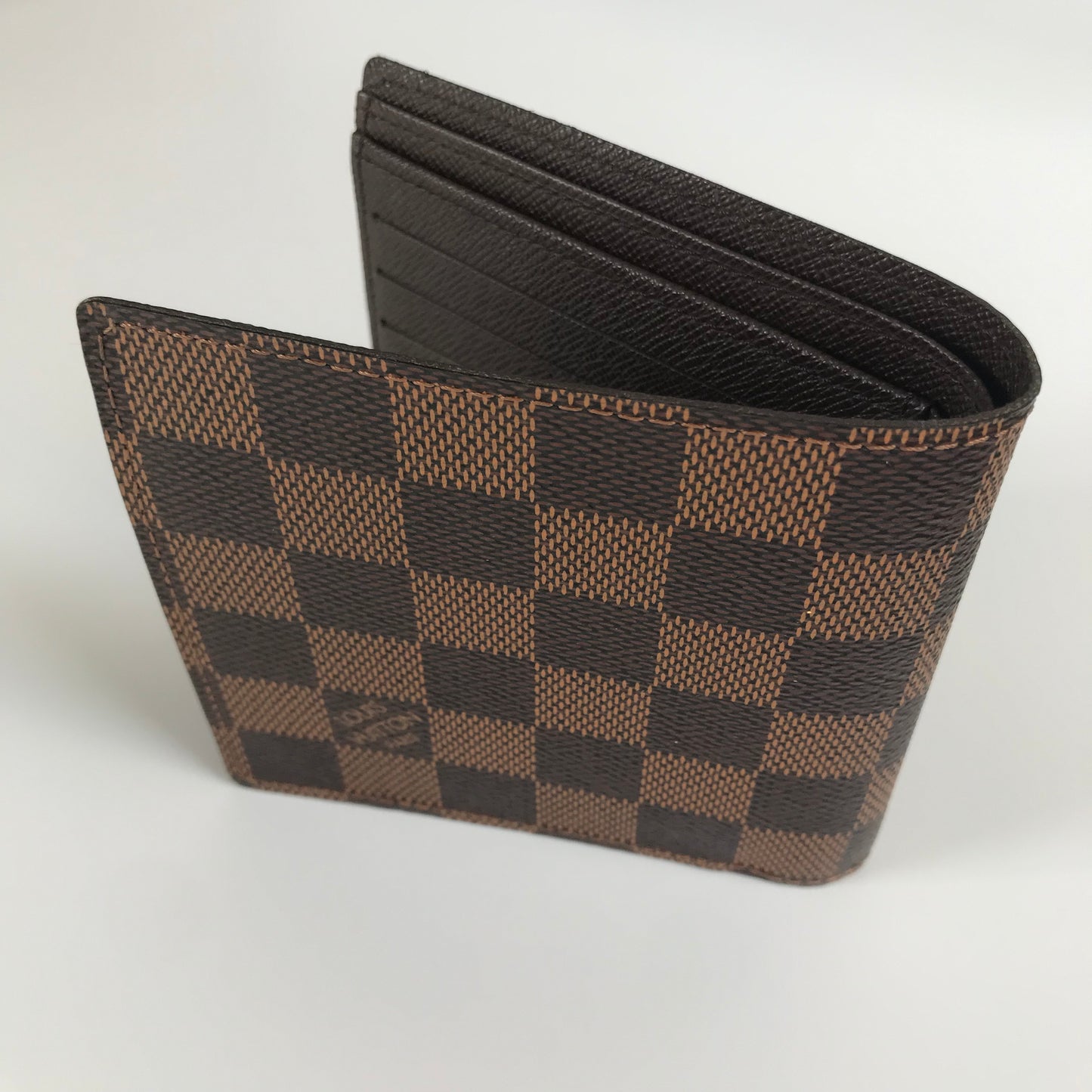 Louis Vuitton Portefeuille Marco Damier Ebene Bifold Wallet