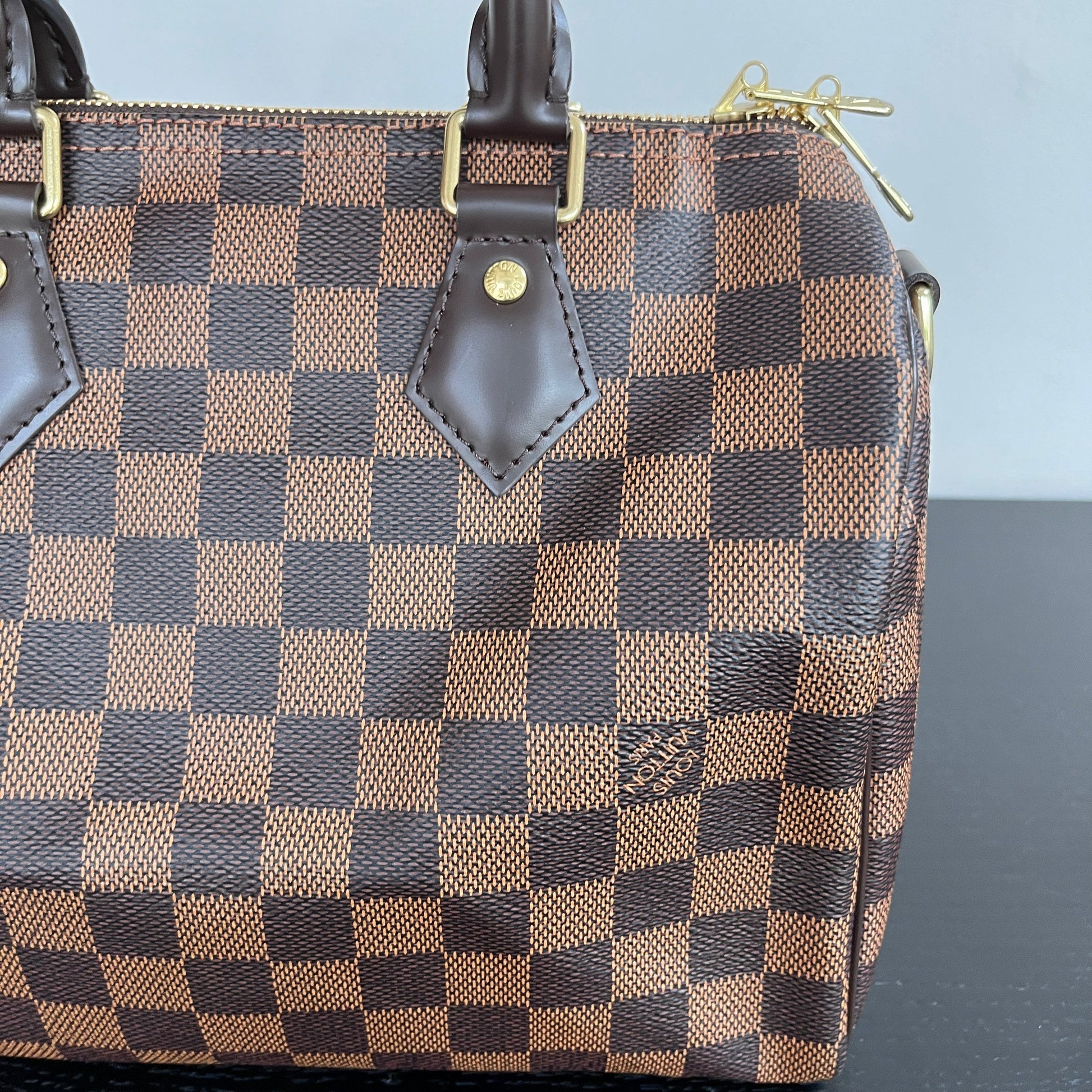 Louis Vuitton Speedy Bandouliere 25 Damier Ebene