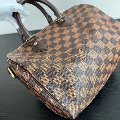 Louis Vuitton Speedy Bandouliere 25 Damier Ebene