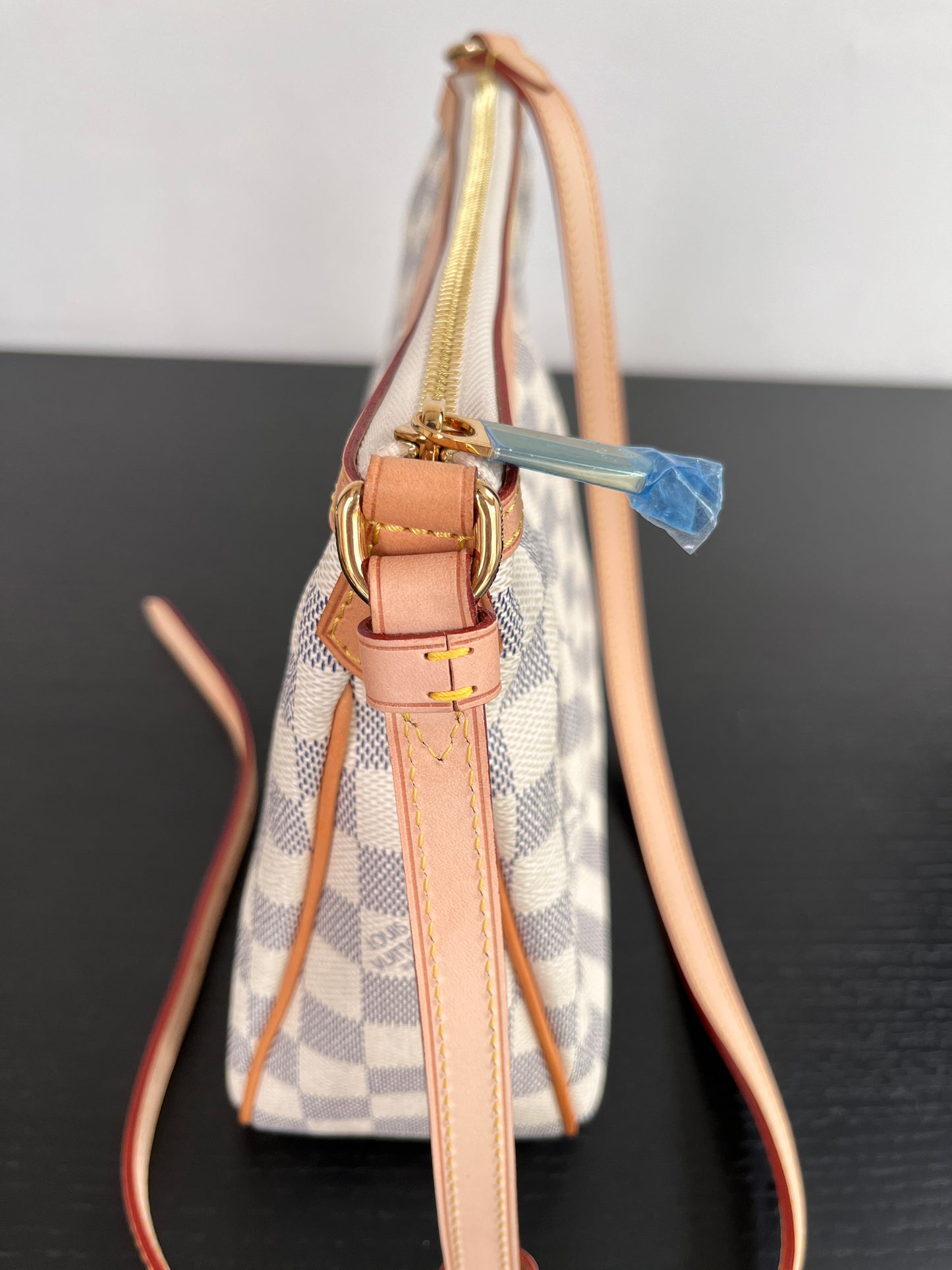 Louis Vuitton Siracusa PM Damier Azur Shoulder Bag