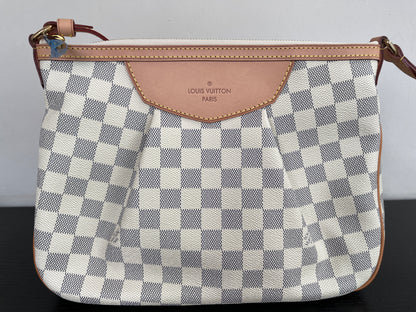 Louis Vuitton Siracusa PM Damier Azur Shoulder Bag