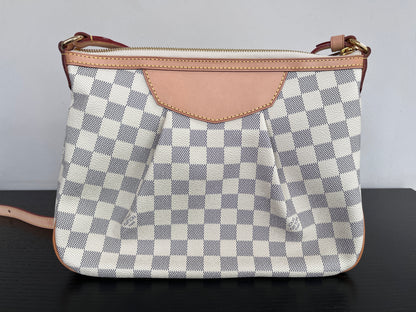 Louis Vuitton Siracusa PM Damier Azur Shoulder Bag