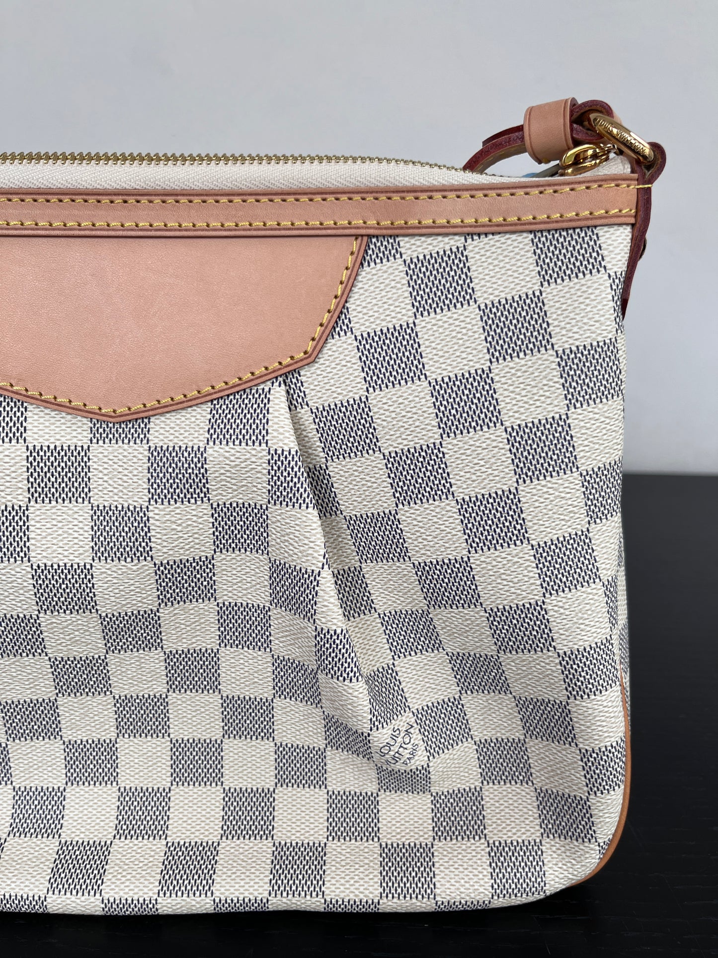 Louis Vuitton Siracusa PM Damier Azur Shoulder Bag