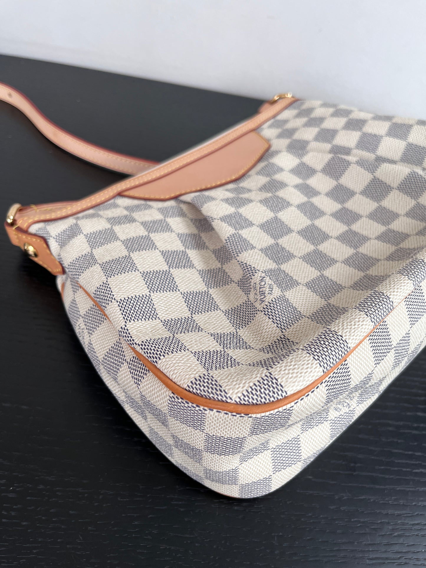 Louis Vuitton Siracusa PM Damier Azur Shoulder Bag