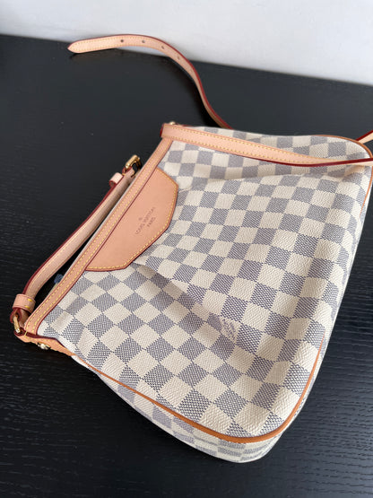 Louis Vuitton Siracusa PM Damier Azur Shoulder Bag